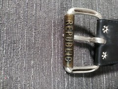 Republic Denim Belt Thick Black