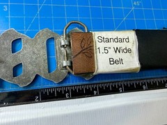 1800 Tequila Advertising Promotional Silver Color Cutout Belt Buckle