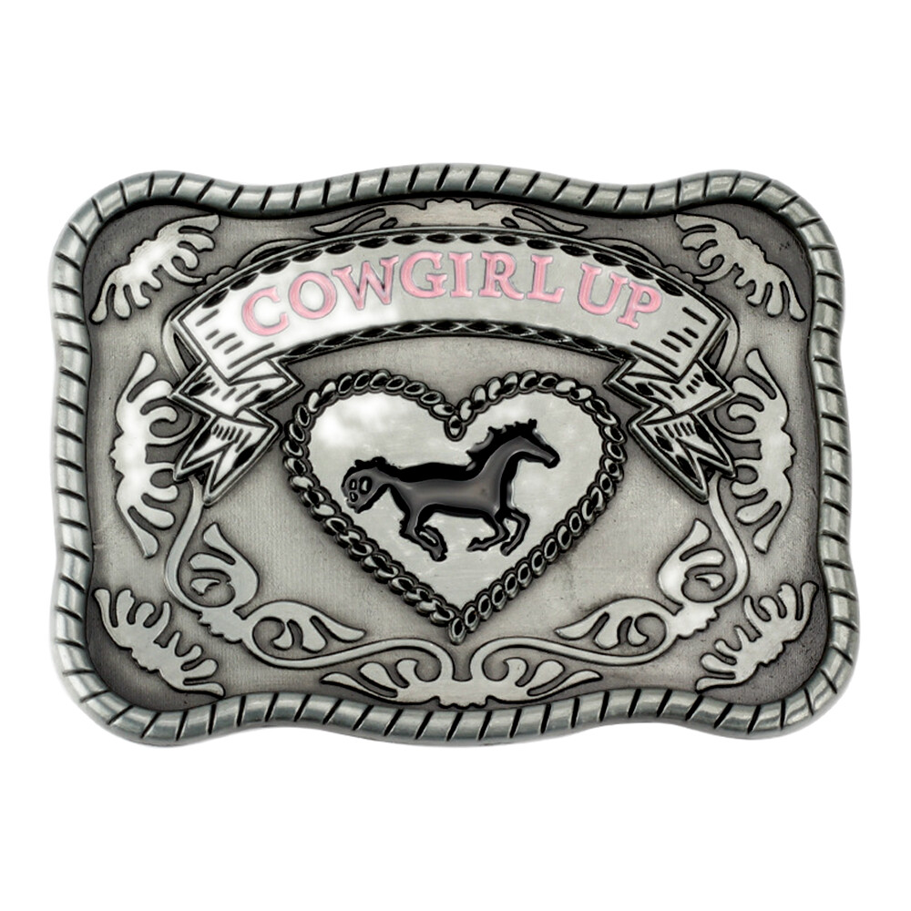 Cowgirl Belt Buckle Western Cowboy Native American (CGL-04)