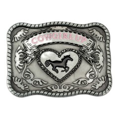 Cowgirl Belt Buckle Western Cowboy Native American (CGL-04)