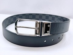 Louis Vuitton Pre-Owned Damier Graphite Slender Belt 85