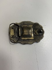 Vintage Canadian Goose  » Great American  » Brass/Fabric Belt Buckle # 5004