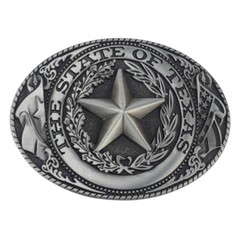 Five pointed star belt buckle Western cowboy motorcycle riding belt buckle