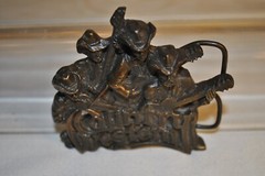 Country Western Band Belt Buckle Bergamot Brass Works 1981 Musicians Honky Tonk
