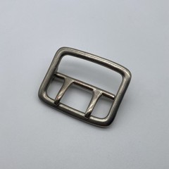45mm Brass Double Prong Buckle Sam Browne Buckle Large Strap Fastener Buckle