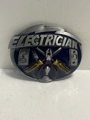 – Belt Buckle Electrician themed Wiring Trade