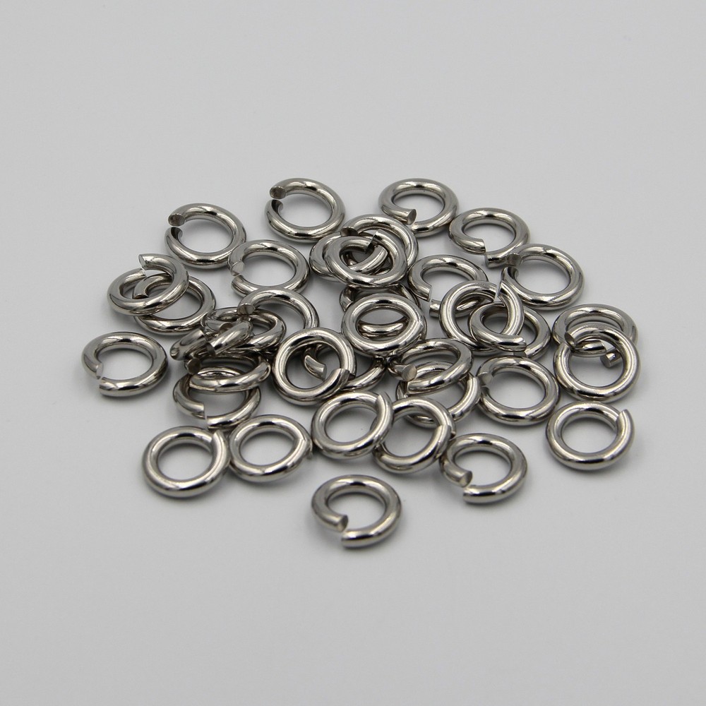 Split Ring Stainless Steel Key Jump Ring 15mm lot
