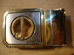 Dunhill & FILA Logo Men&rsquo;s Belt Buckles Vintage lot of 2