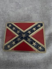Vintage Flag Belt Buckle