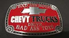 New Chevy trucks bad boys belt buckle