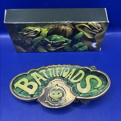 Battletoads June 2017 Loot Crate Gaming Exclusive Nes Gold Tone Belt Buckle NIB