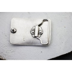 Modern Metal Belt Buckle Rectangle – Clear, Strong and Expressive