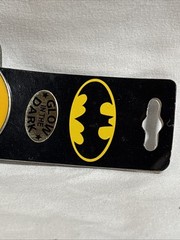 Batman Belt Buckle Graphite and Yellow Glow On The Dark New With Tags