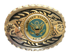United States Army Western Style Belt Buckle
