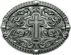 Religious Cross Western Belt Buckles for Men Cowboy Belt Buckle Cowgirl Faith
