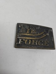 VINTAGR 80s US AIR FORCE BELT BUCKLE usaf military us army