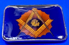 Masonic Fraternity Fraternal Freemasonry Mason Masonic G Rule Belt Buckle