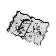 Zinc alloy belt buckle denim Bohemian turquoise belt buckle denim style