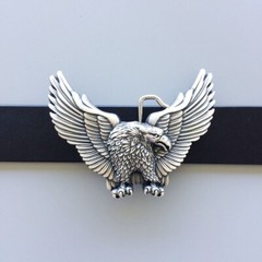 Vintage Silver Plated Western Eagle Wild Animal Belt Buckle Boucle de Ceinture
