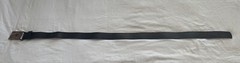 Vintage 70&rsquo;s Langley Bridge Buckle Shrunken Shag Leather Brown Belt 42
