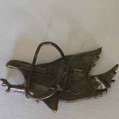 The Great American Buckle Company Chicago Eagle Belt Buckle 1979 Free 🇨🇦 Ship✅