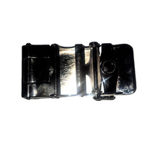 Men’s belt Buckle. Automatic sliding buckle Black and Silver Belt buckle only #7
