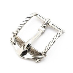 German silver belt buckle Anchor, Pin type belt buckle, Frame belt buckle