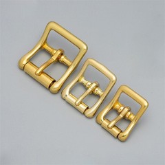 1Pc Solid Brass Buckle Square For Marine Outdoor Tack 3 Size Dog Pet Collars