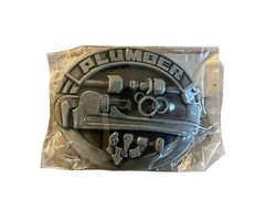 Plumber Belt Buckle New with Carrying/storage Pouch