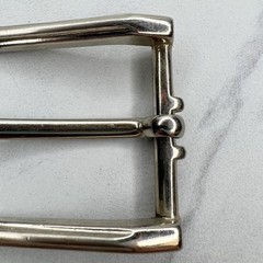 Silver Tone Simple Basic Belt Buckle