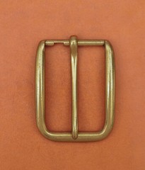 Retro Brass Long Big Heavy Single Prong Pin Leather Belt Buckle Fits 40MM Strap
