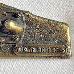 1984 SOUTHERN PACIFIC Train Brass Belt Buckle