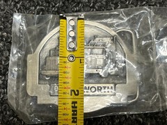 Kenworth Semi Truck Belt Buckle Tonkin USA C-42 – NOS Vintage 1985