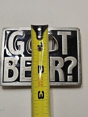 Got Beer? Bottle Opener Belt Buckle