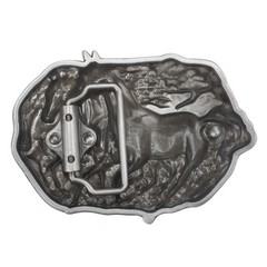 Horse Belt Buckle Western Cowboy Native American Motorcyclist (HRS-13)