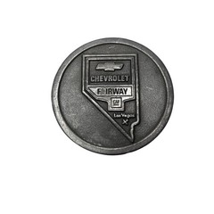Chevrolet Fairway GM Las Vegas Belt Buckle Hit Line USA
