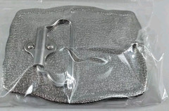 Men Women Silver Metal Buckle Western Fashion USA Flag 4&Prime; X 3&Prime; New