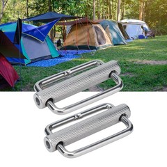 2Pcs Adjust Slide Buckle Corrosion Resistant For Outdoor Gear Stainless Steel