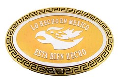 Hecho en Mexico Belt Buckle New Mexican Men Women Eagle Western Rodeo Cowboy