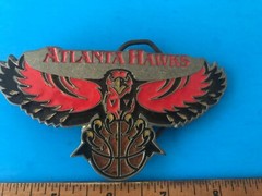 NBA Basketball ATLANTA HAWKS Team BELT BUCKLE Logo Sports Collectible
