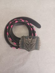 2007 TRANSFORMER BELT BUCKLE – HEAVY Hasbro with belt very nice 38in BELT