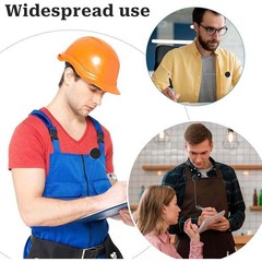 Metal Retractable Reel Pen Holder, Sturdy Clip fits Office & Industrial Work