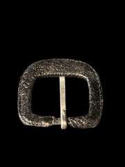 Mens 1-1/2” Wide Black Leather Wrapped Belt Buckle American Style Buckles