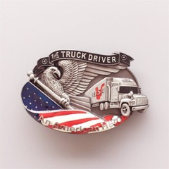 New Vintage Style American Hero Trucker Driver Belt Buckle also Stock in US