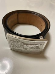 Louis Vuitton Metal Buckle Belt Travel Requisite design Used From Japan
