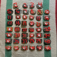 Vintage Belt Buckles WESTERN OIL GAS NAVAJO NATIVE