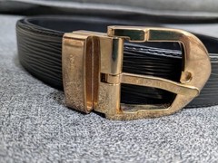 Louis Vuitton Pre-Owned Epi Santulle Belt Black Gold