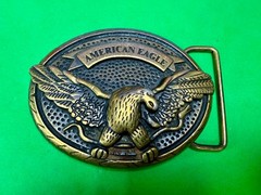 American Eagle Outfitters Spreading Wings Engraved Advertising Promo Belt Buckle