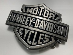Harley-Davidson Classic Bar&Shield Icon belt buckle.Antique nickel.#99593-08VM.