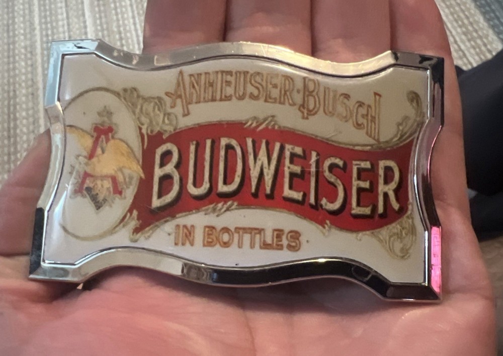 Budweiser Anheuaer Busch Belt Buckle